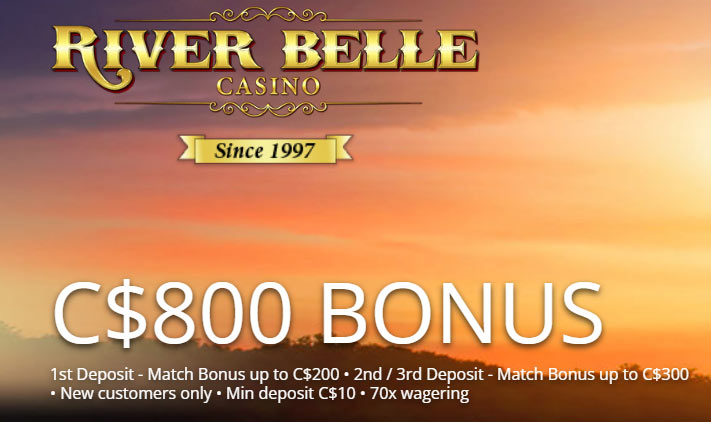 River Belle Casino welcome bonus